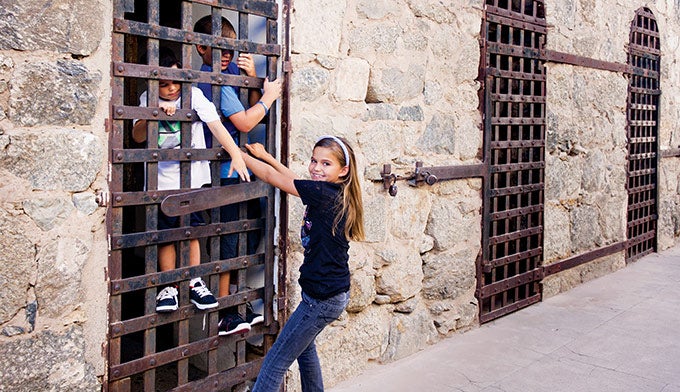 Yuma-Territorial-Prison_680 Kids play at the Yuma Territorial Prison.