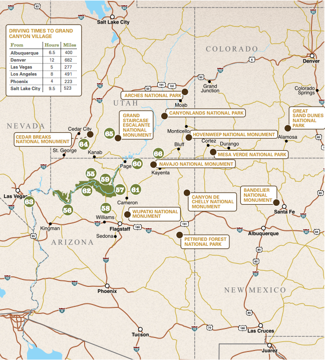 grand-canyon-four-corners-map grand-canyon-four-corners-map