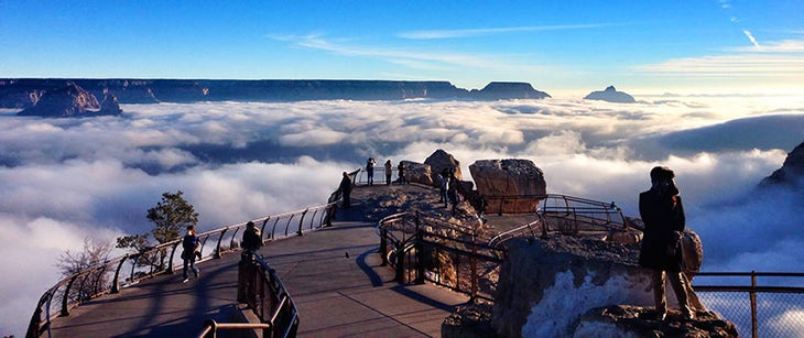 Temperature-Inversion-2_Flickr-NPS-Erin-Whittaker Grand Canyon Temperature Inversion. NPS photo by Erin Whittaker.