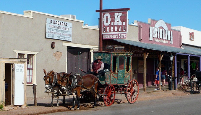 AZ-OK-corral-Tombstone_FlickrJessicaSpengler_680 The O.K. Corral in Tombstone, Arizona, is the legendary historic site where the gunfight between Wyatt Earp, Doc Holliday, Virgil and Morgan Earp,…