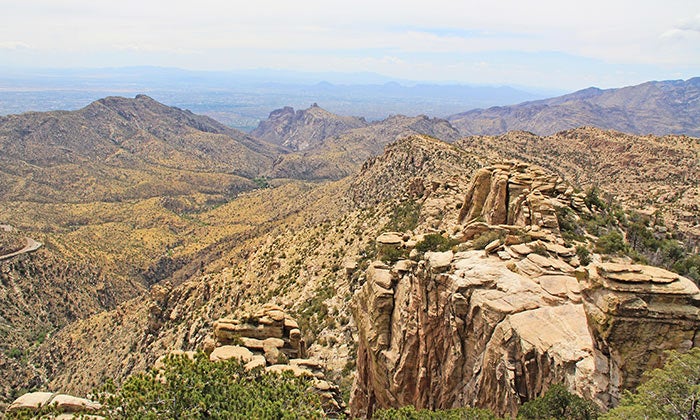 Tucson-MtLemmon-WindyPoint_DP_700 View towards Tucson from Windy Point on Mount Lemmon