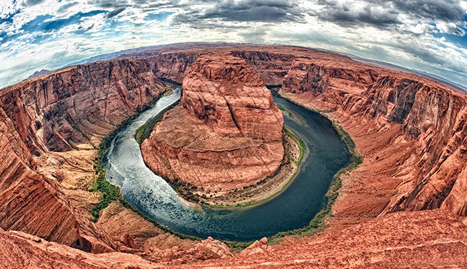 AZ-HorseshoeBend-Pano_DP_680 Panoramic of Horseshoe Bend in Arizona