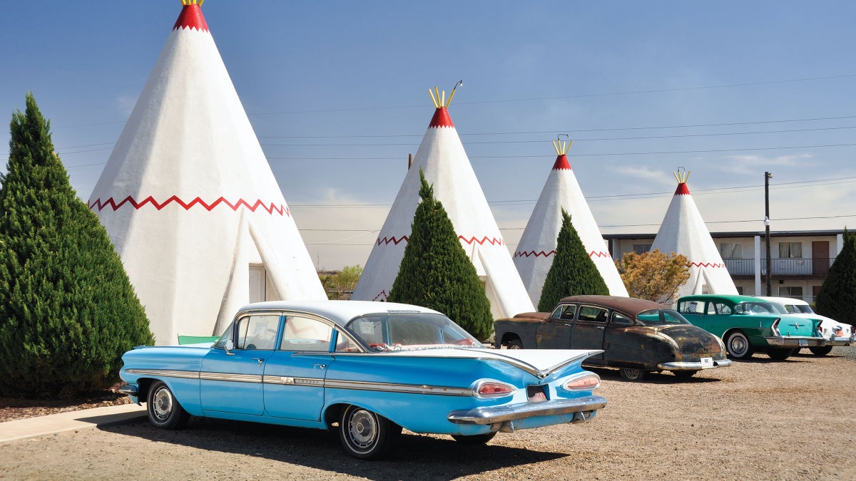 Petrified Park Stop in Holbrook, Ariz.