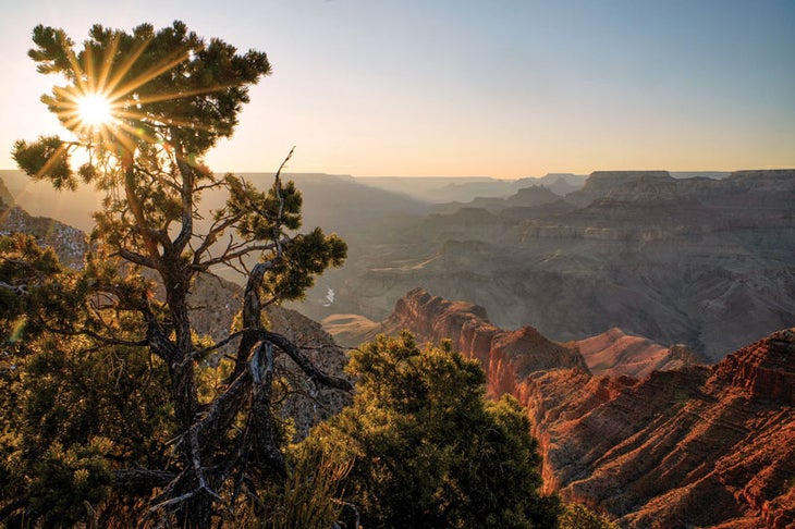 GC-sunrise-redrock_KenHubbard_800 Sunset beside the red rock of the Grand Canyon