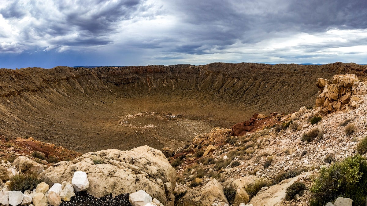 Explore a Meteor Crater East of the Grand Canyon
