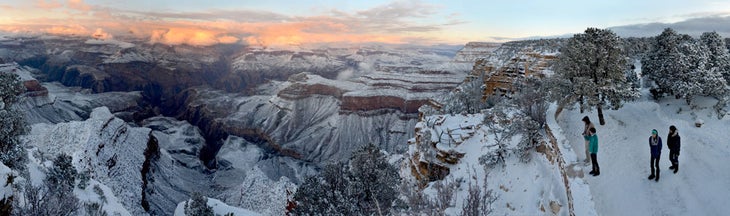 GC-winter-new-year-sunset_NPSMichaelQuinn_1000 The sunset on New Year's Day at the Grand Canyon South Rim. Photo: NPS Michael Quinn