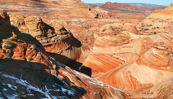 Kane-County-The-Wave-Paria-Wilderness_680 The Wave at Vermilion Cliffs in the Paria Wilderness.