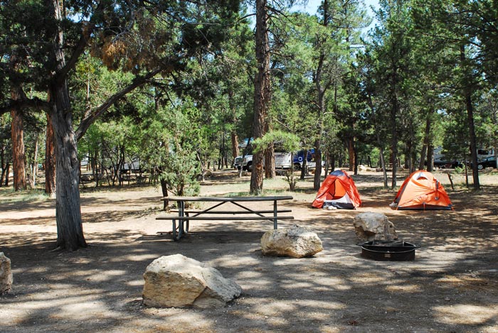 Mathers-Campground_NPSKristinMCaldon_700 A tent site at Mather Campground in the Grand Canyon.