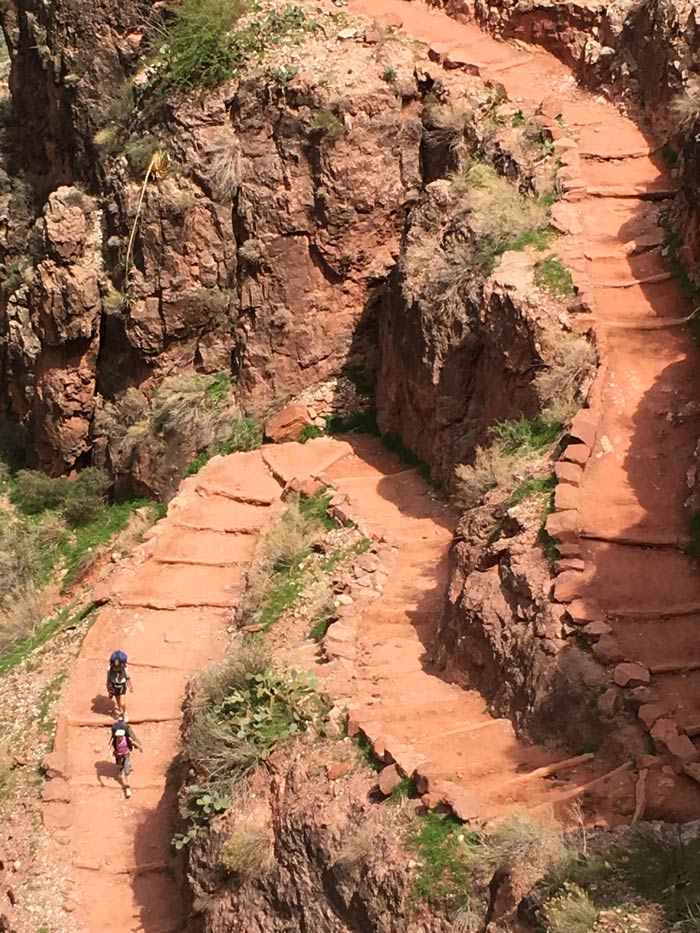 GC-BrightAngelTrail-JacobsLadder_ToriPeglar_700v Jacob's Ladder on the Bright Angel Trail in the Grand Canyon