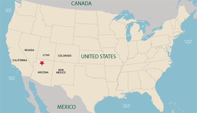 Where is Grand Canyon National Park? Is the Grand Canyon Arizona?