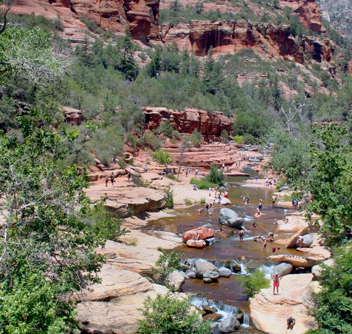 2. Slide Rock State Park in Sedona.