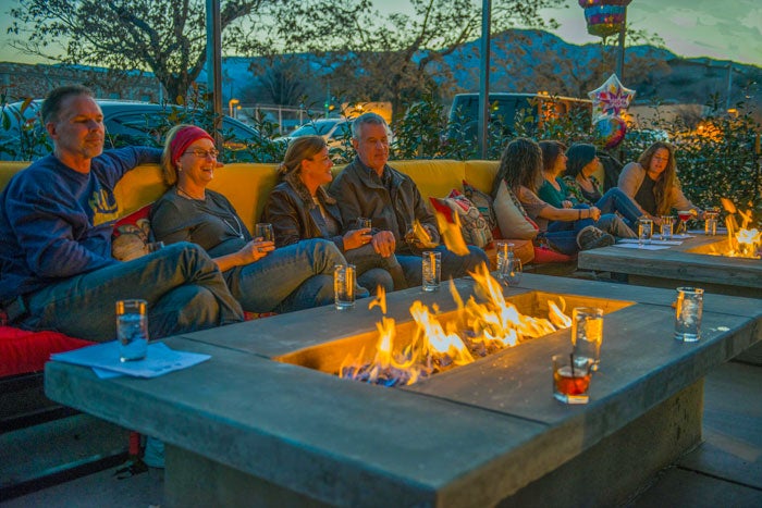 Cottonwood-3KingsKasbar-patio-firepit-5_courtesy_700 Enjoy tapas and drinks at 3 Kings Kasbar’s patio with dual fire pits in Cottonwood, Arizona