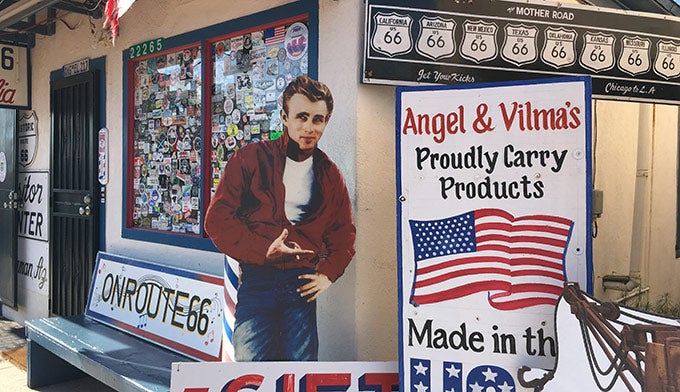 Angel-and-Vilmas-Gift-Shop_ToriPeglar_680 The original Route 66 Gift Shop in Seligman, Ariz. Photo by Tori Peglar