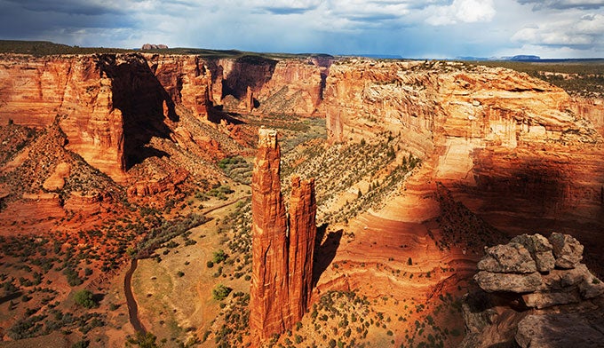 Canyon-de-Chelly-NM-Spider-Rock_DP_680 Spider Rock in Canyon de Chelly National Monument