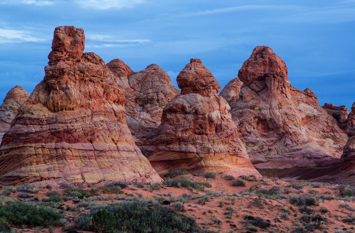 VermillionCliffsNM-peaks_BLMBobWick_700 Vermilion Cliffs National Monument towering rock formations.