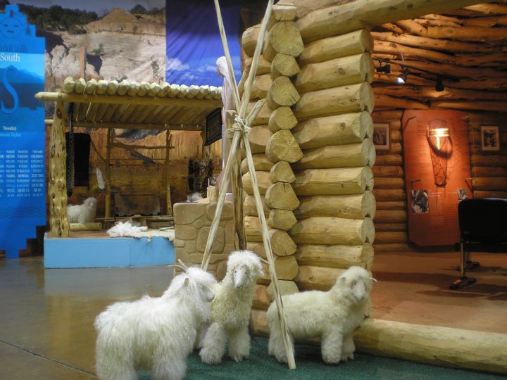 Exhibit at the Explore Navajo Interactive Museum in Tuba City Grand