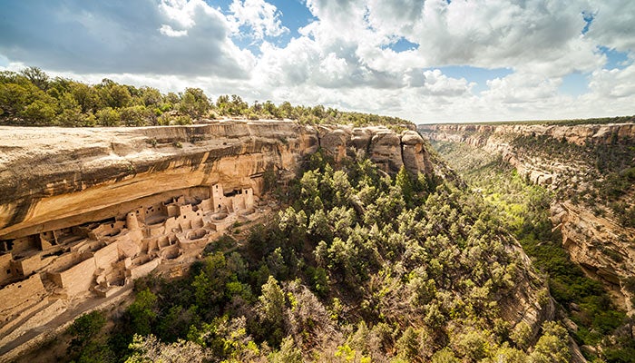 Cliff dwellings in Mesa Verde National Park