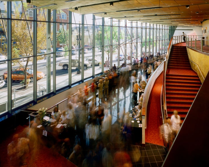 Lobby of the Eccles Theater in Salt Lake City