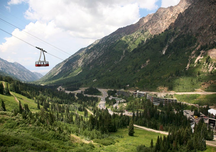 Ride the Snowbird Tram in summer in Salt Lake City