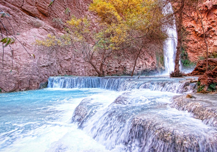 Mooney Falls in the Grand Canyon