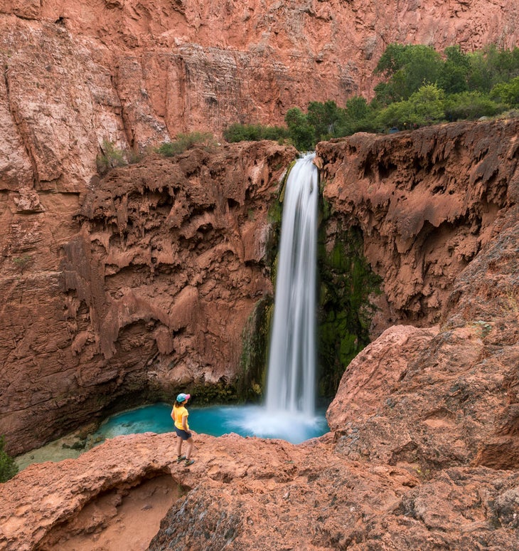 Mooney Falls near Havasu Falls