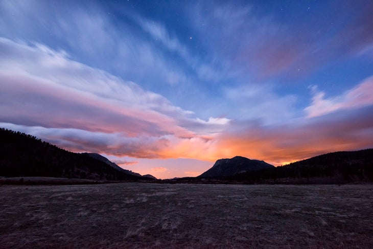 RMNP1_KenHubbard_800 Alpine sunset taken at a photo workshop in Rocky Mountain National Park