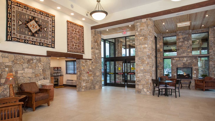 Red Feather Lodge lobby