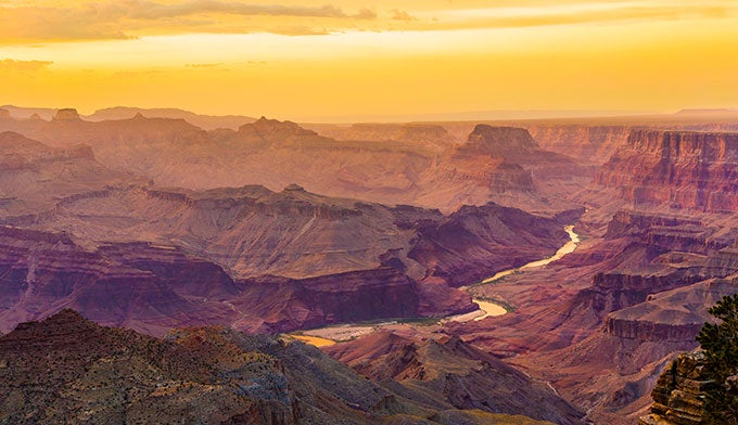 GC-Desert-View-Point-Sunset_DP_680 Sunset at Desert View Point in Grand Canyon National Park