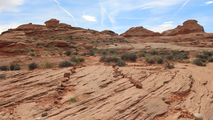 Beehives Trail in Glen Canyon National Recreation Area