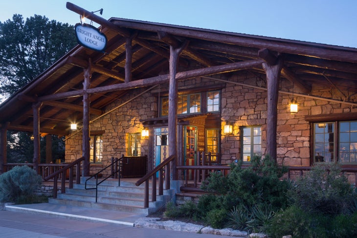 Bright Angel Lodge at the South Rim of the Grand Canyon