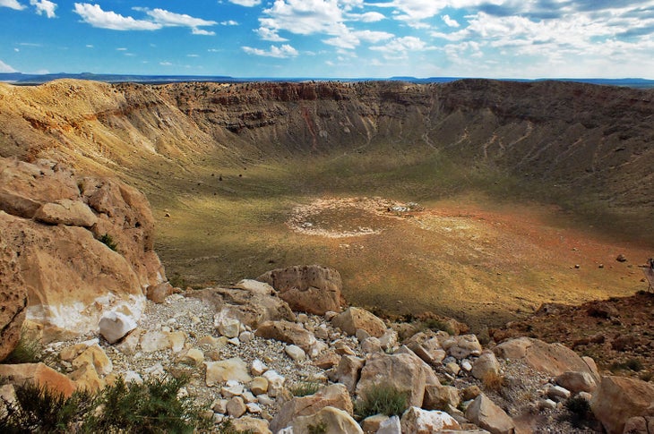 Meteor Crater near Winslow, Arizona