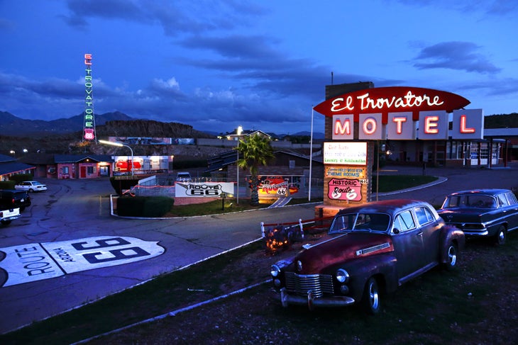The El Trovatore Motel on Route 66 in Kingman