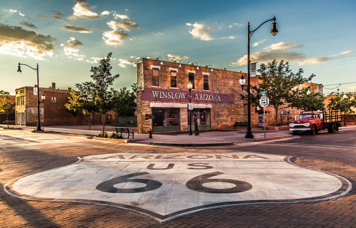Standin' on the Corner Park in Winslow, Ariz.