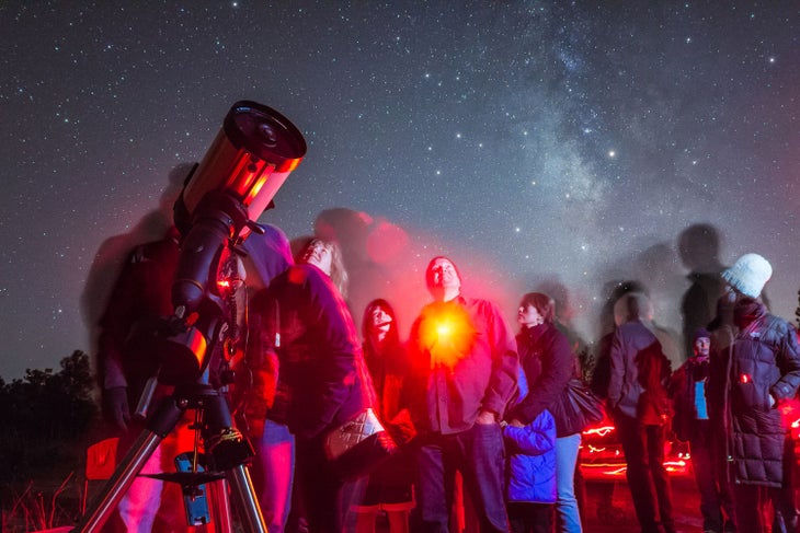 Star party at Buffalo Park in Flagstaff, Ariz.