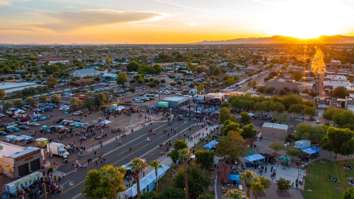 Festival in Old Town Peoria